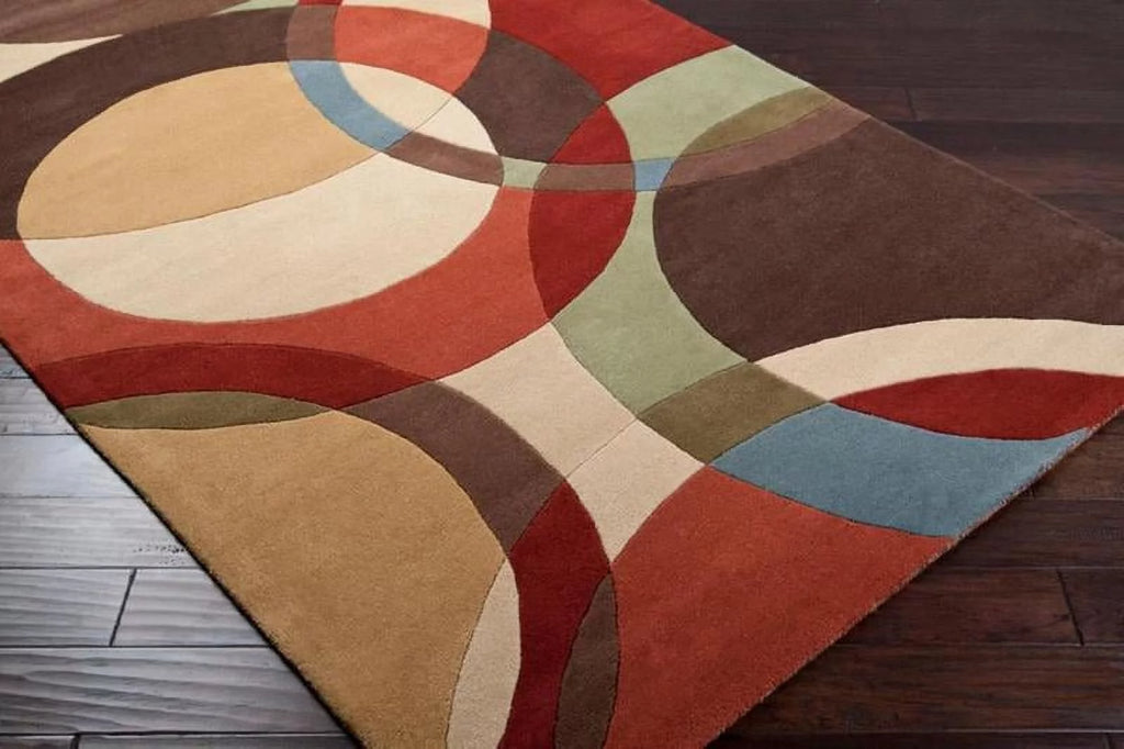 7x9 Modern Tan Area Rug O2359