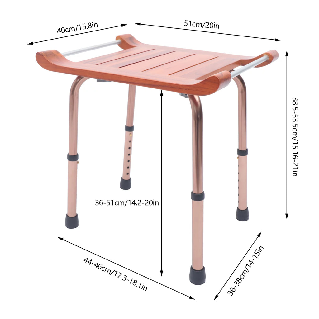 Folding Wooden Shower Bench Y60243