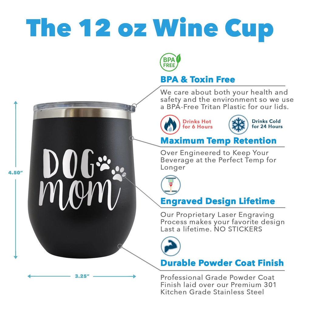 Engraved 12 oz Red Wine Cup Z374178