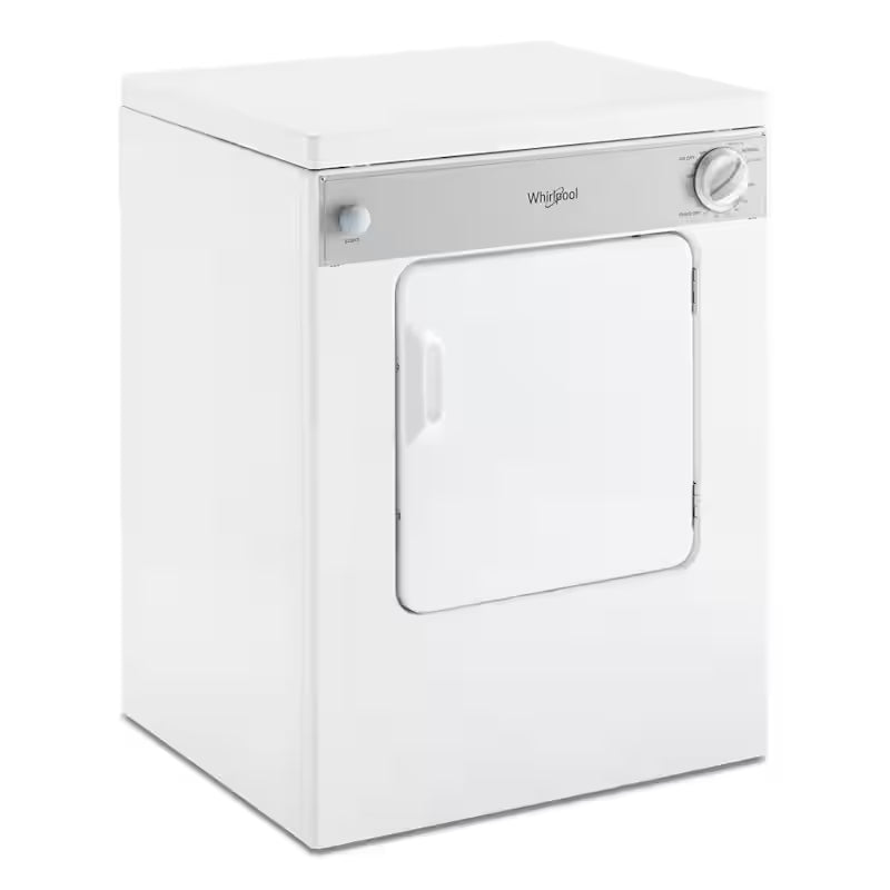 White Compact Electric Vented Dryer O830