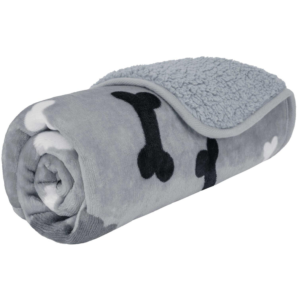 Waterproof Sherpa Fleece Pet Blanket Y405781