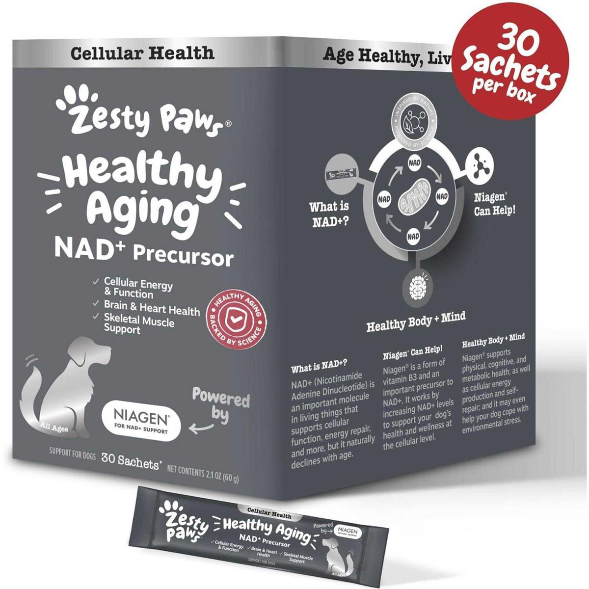 Healthy Aging NAD+ Precursor Cellular Energy Pet Supplies G841739