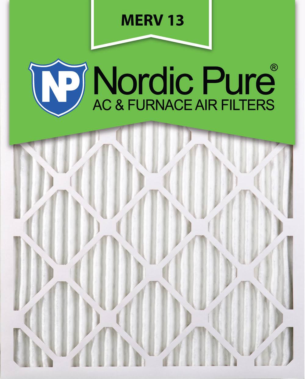 20x25x1 MERV 13 Pleated AC Furnace Air Filters 12 Pack I149689