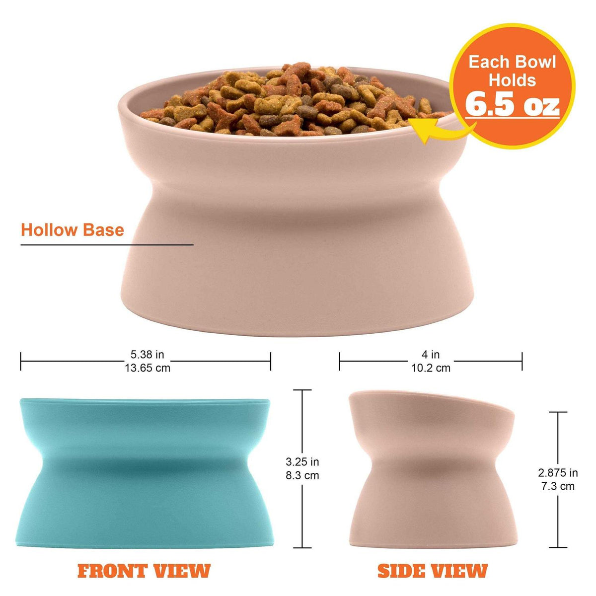 Raised Cat Food Bowl R139