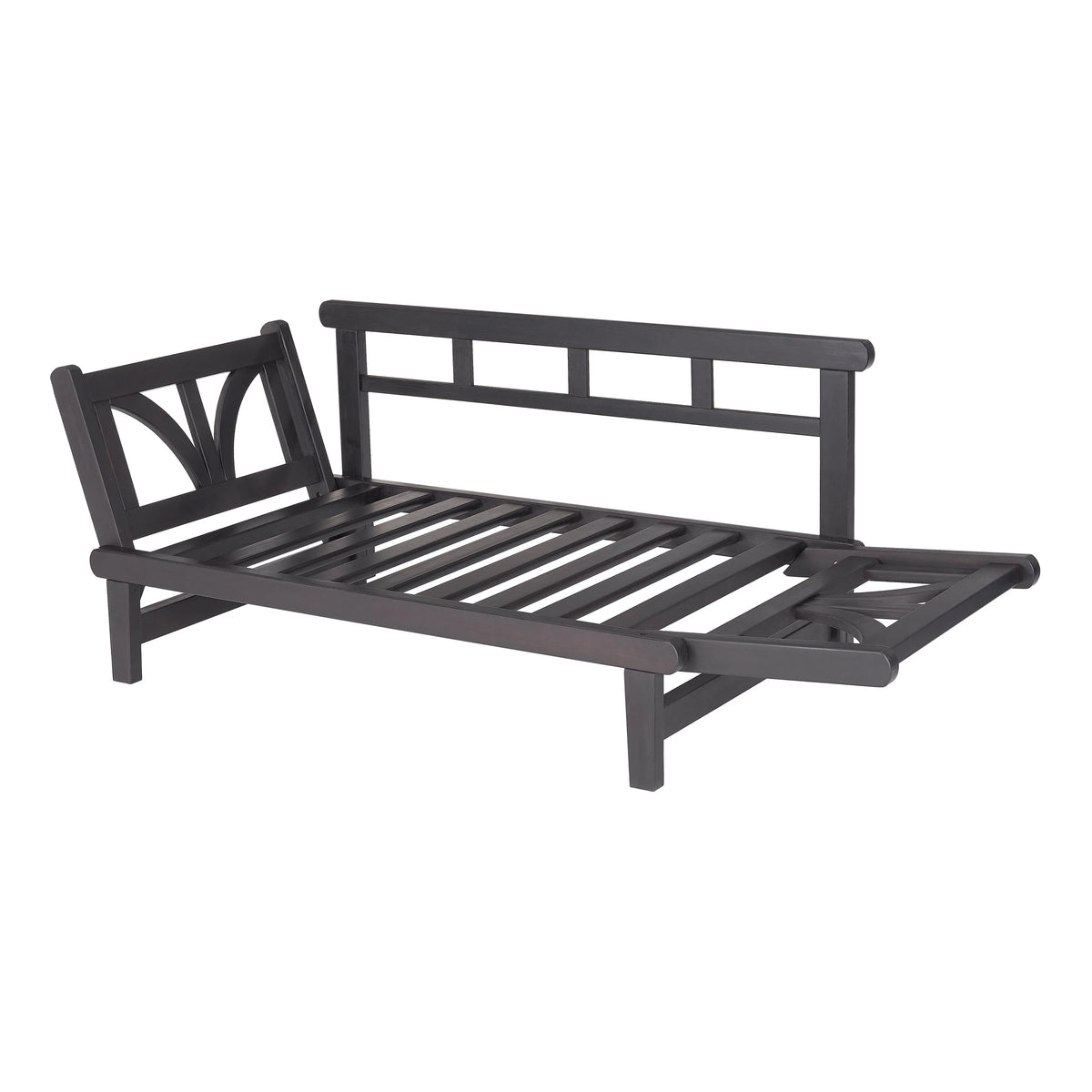 Convertible Wood Outdoor Sofa Blue Cushions F52018