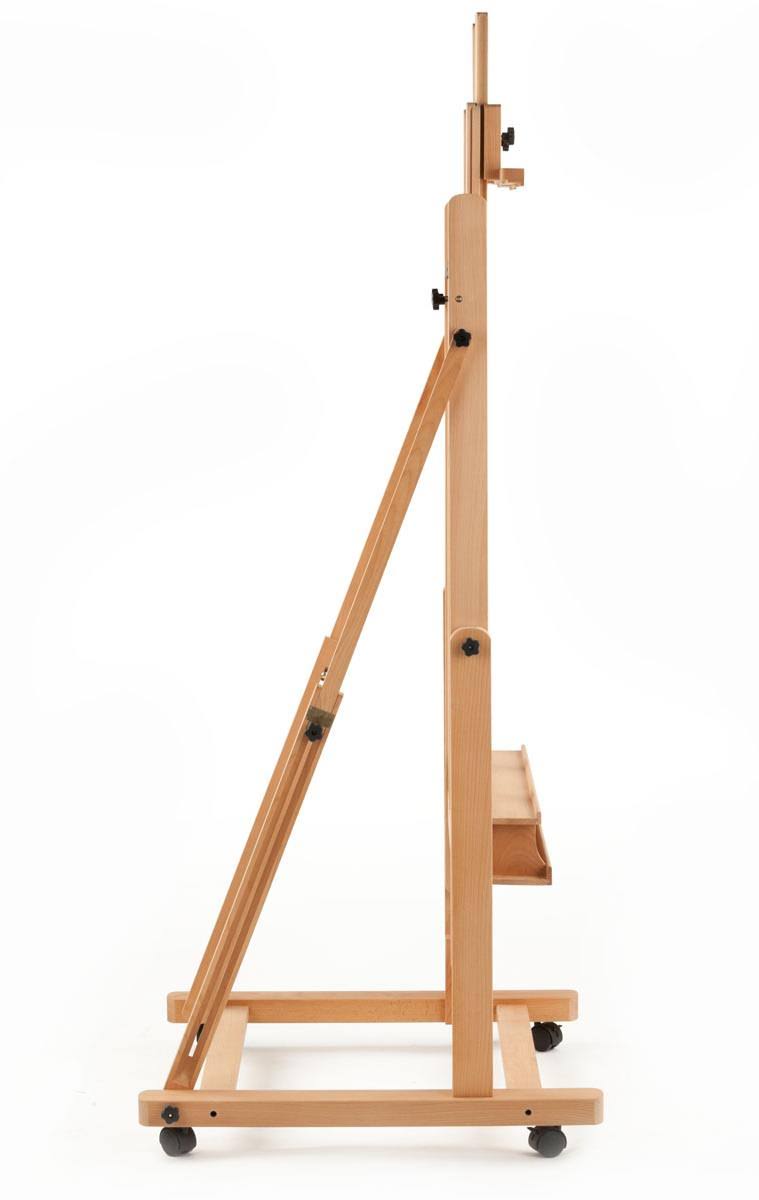 X-Large Beech Wood Floor Easel with Locking Wheels O3320