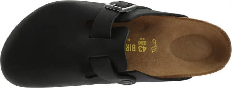 Oiled Leather Clogs Y58832