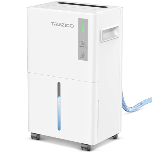 21 Pint Dehumidifier with Drain Hose, White Z918994