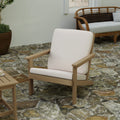 All-Weather Poly Resin Adirondack Chair with Cushions K416657