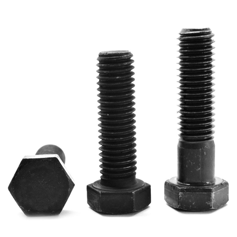 1 1/8x22-12 x 4x22 Fine Thread Grade 8 Hex Cap Screw Alloy Steel Black Oxide F68663