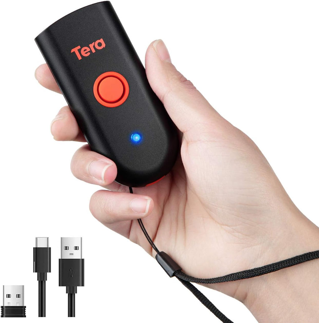 Waterproof Shockproof Mini Pocket 2D Barcode Scanner Pack of 2 F3302