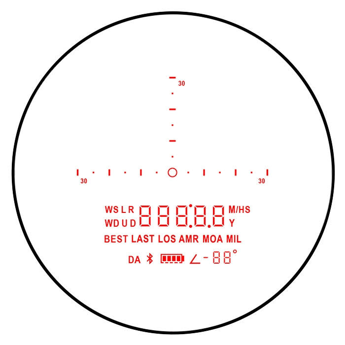 7x25mm Laser Rangefinder Q749