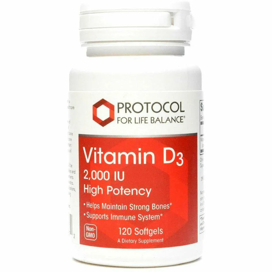 Vitamin D3 2000 IU 120 softgels L19017