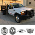 19.5 Polished Stainless Steel 8 Lug Wheel Simulators E569