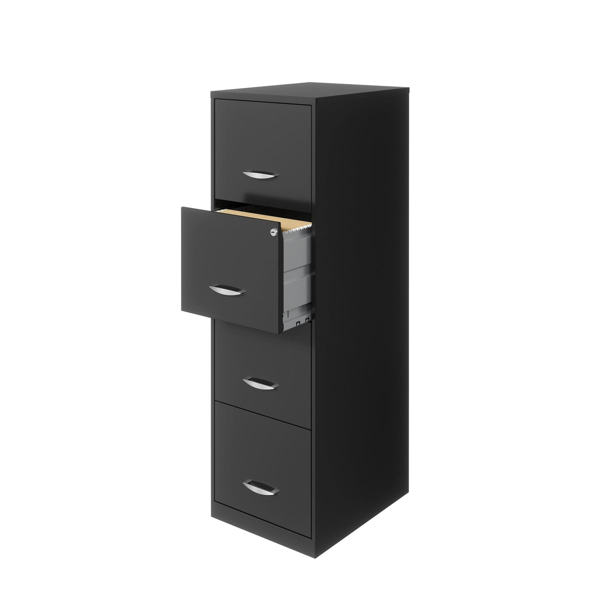 Charcoal 4 Drawer Metal File Cabinet R2018