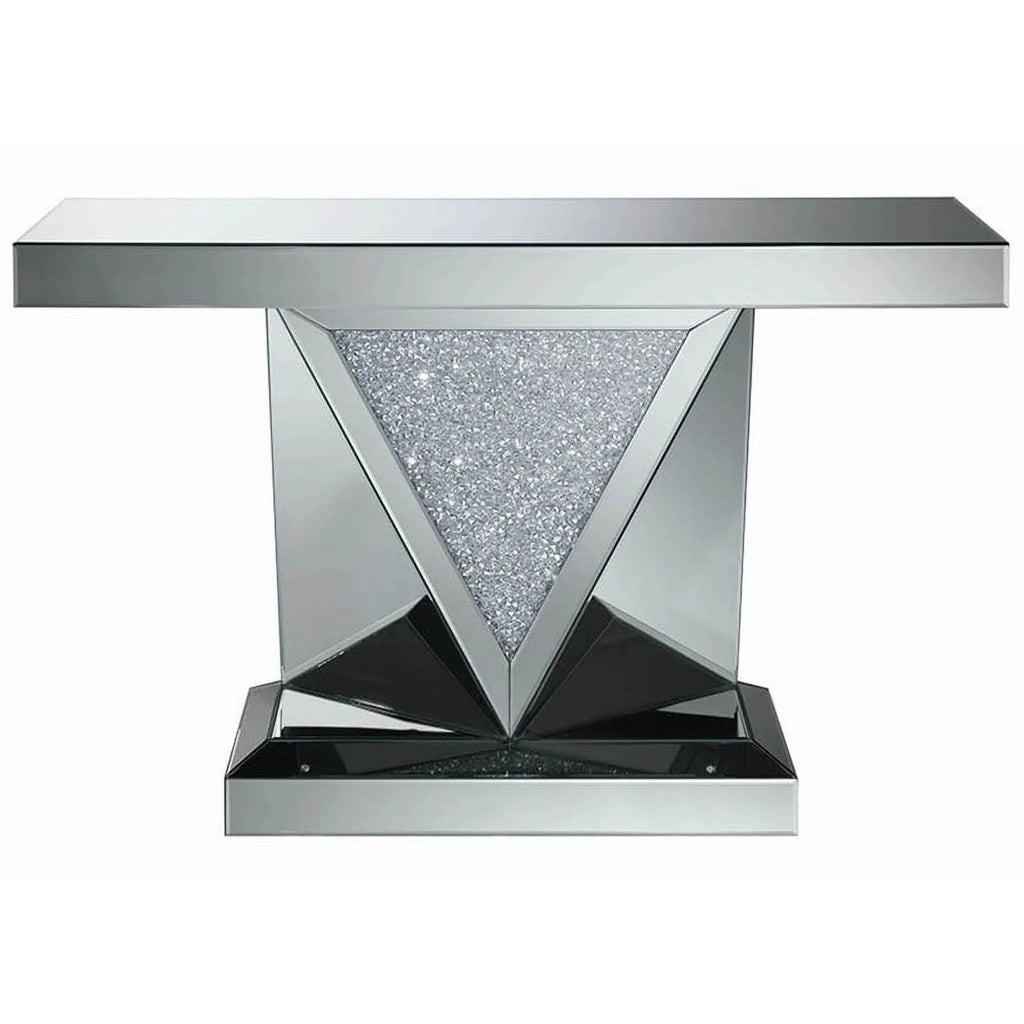 Rectangular Sofa Table with Mirror V82421