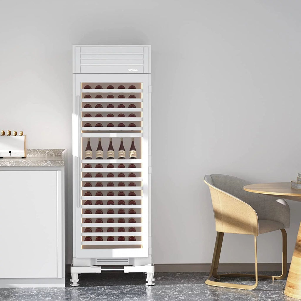 Adjustable Mini Fridge Stand with 4 Heavy Duty Feet White K839
