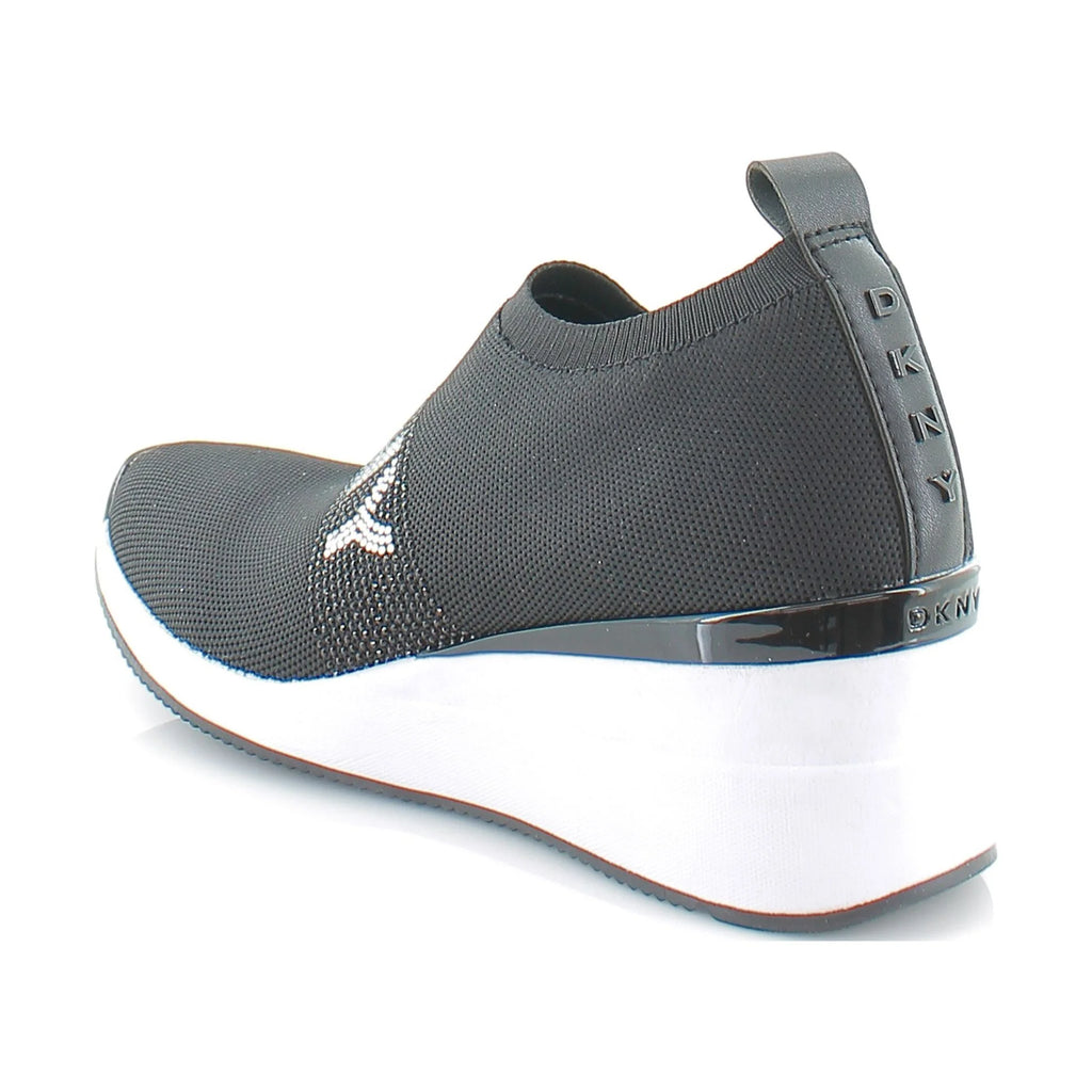 Black Slip On Wedge N5607