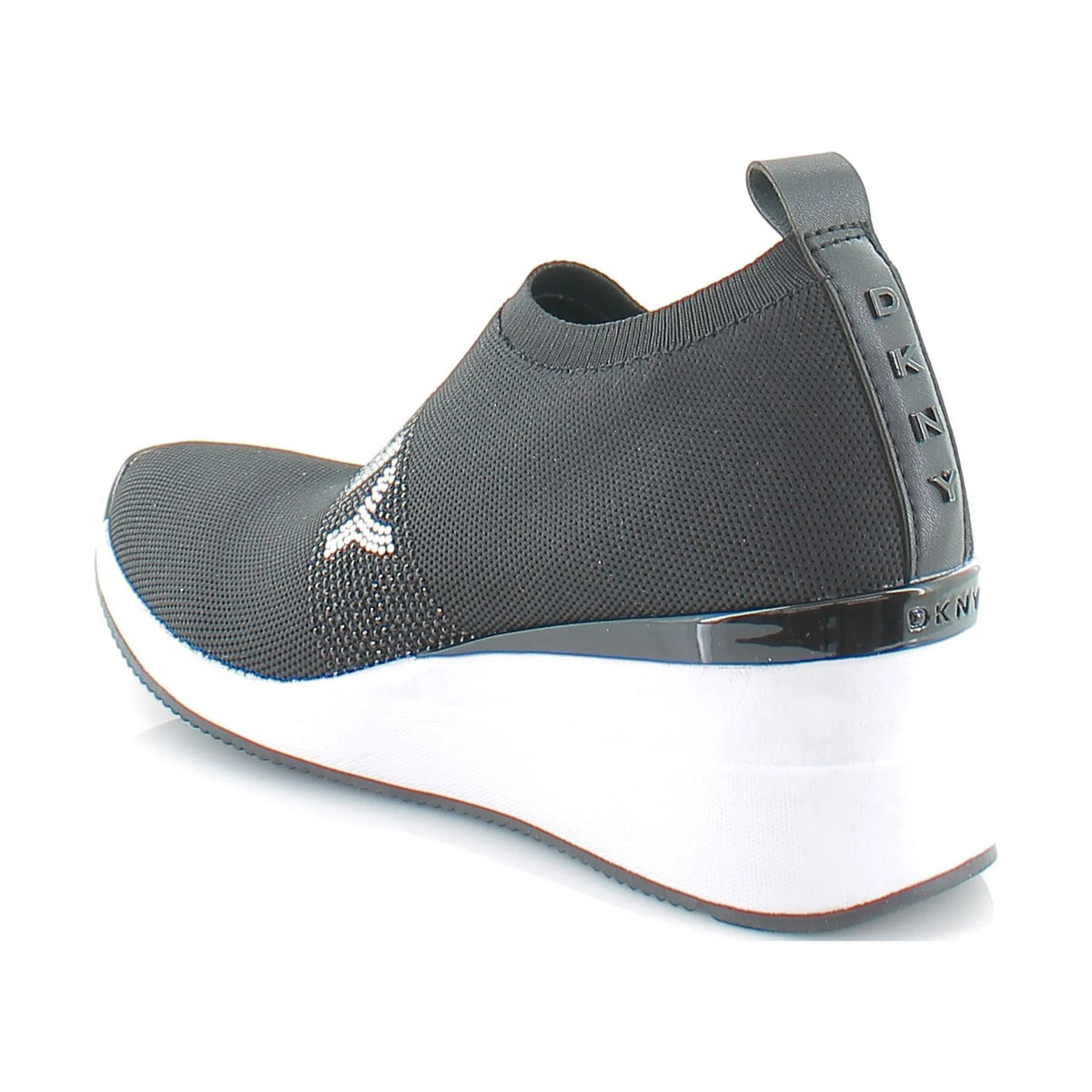 Black Slip On Wedge N5607