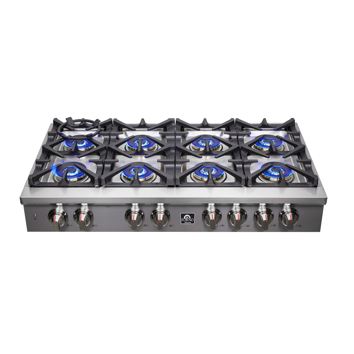 48 Gas Rangetop with 8 Sealed Burners in Stainless Steel O940