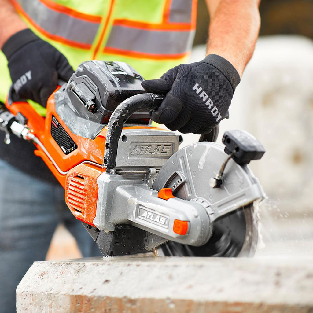 80V Brushless Cordless 9 in. Concrete Cut-Off Saw Kit with 4 Ah Battery and Rapid Charger P1064
