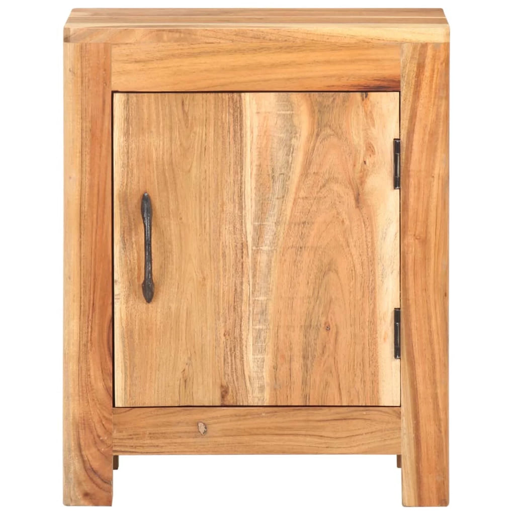 Solid Acacia Wood Bedside Cabinet O3068