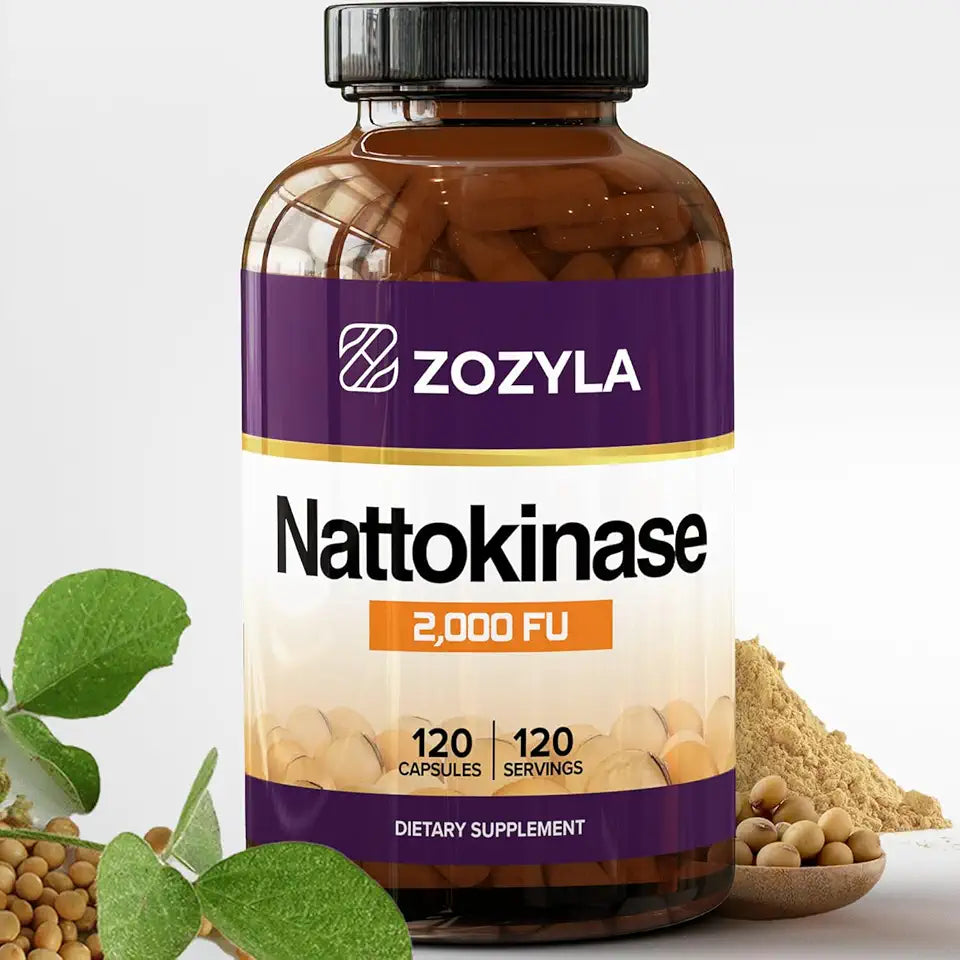 Nattokinase Supplement 2,000 FU, 120 Capsules O622058