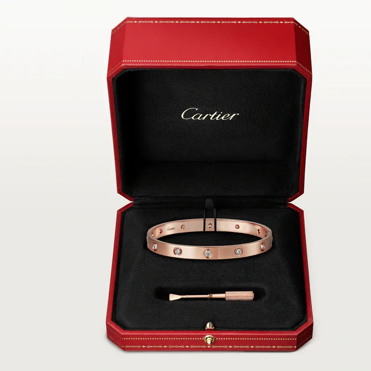 Bracelet with 10 Diamonds T998