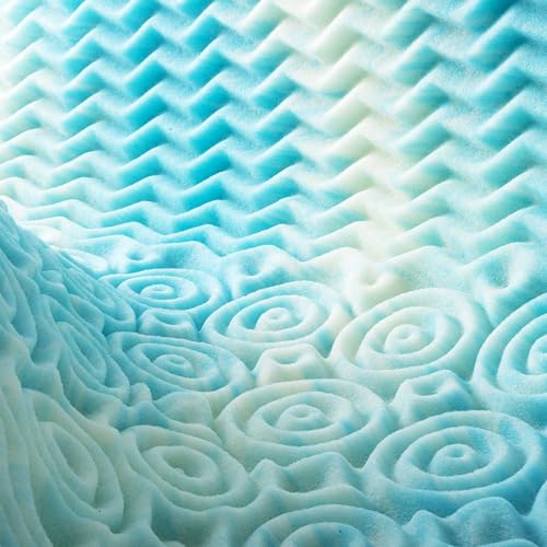 2 Inch Gel Foam Mattress Topper, Twin XL E351331