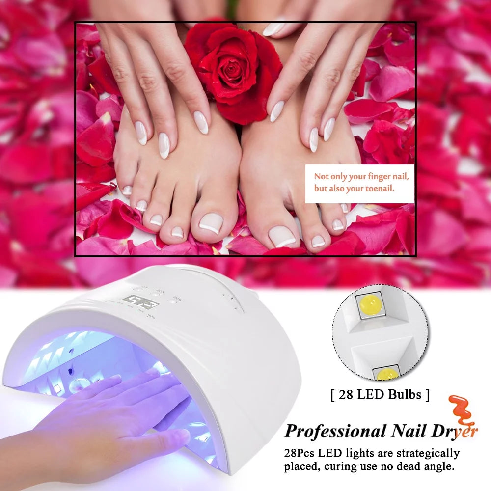 48W Cordless LED UV Nail Lamp V162587