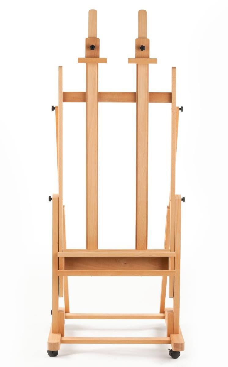 X-Large Beech Wood Floor Easel with Locking Wheels O3320
