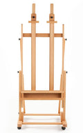 X-Large Beech Wood Floor Easel with Locking Wheels O3320