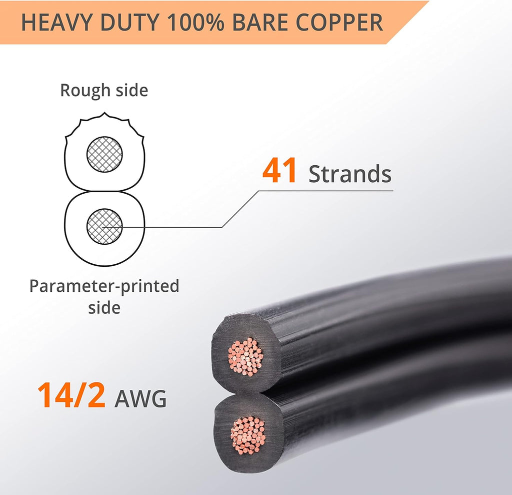 14-Gauge 2-Conductor 250 Feet Landscape Lighting Wire Q9895