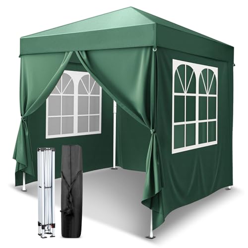 10x10 Pop Up Canopy Tent with Sidewalls Y9371