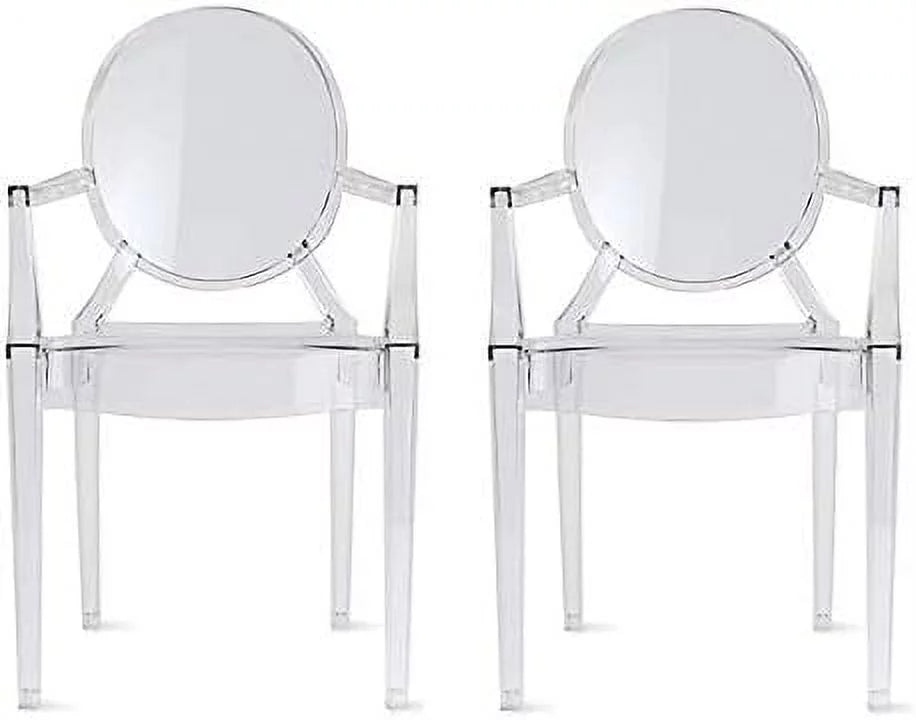 Set of Two Clear Armchair H77374