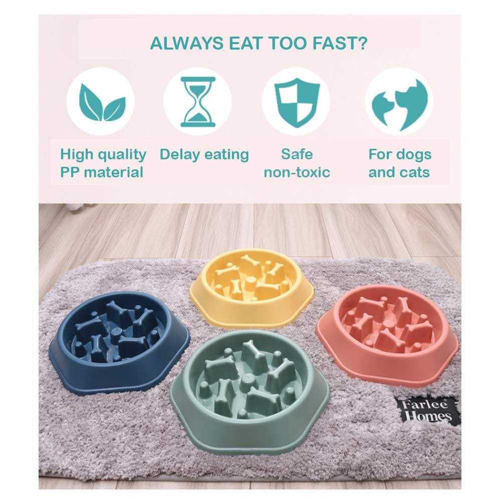 Slow Feeder Non Slip Dog Bowl W959