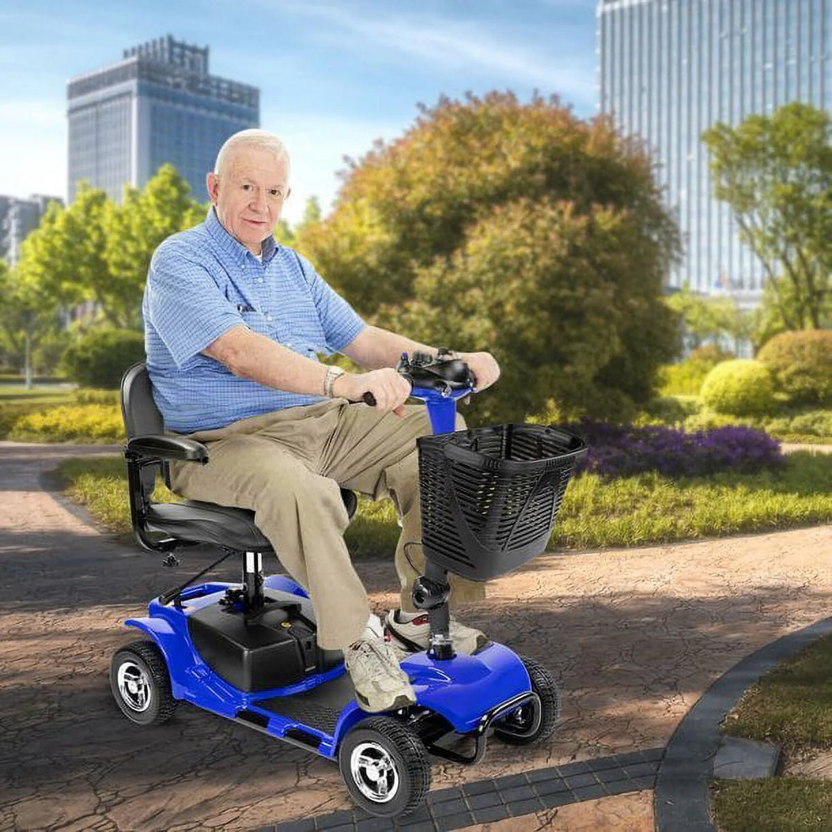 4 Wheel Folding Electric Mobility Scooter Z593917