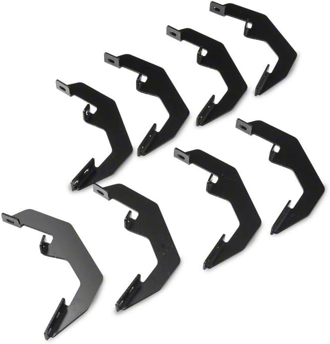 Black 5-Inch Oval Side Step Bars O48232