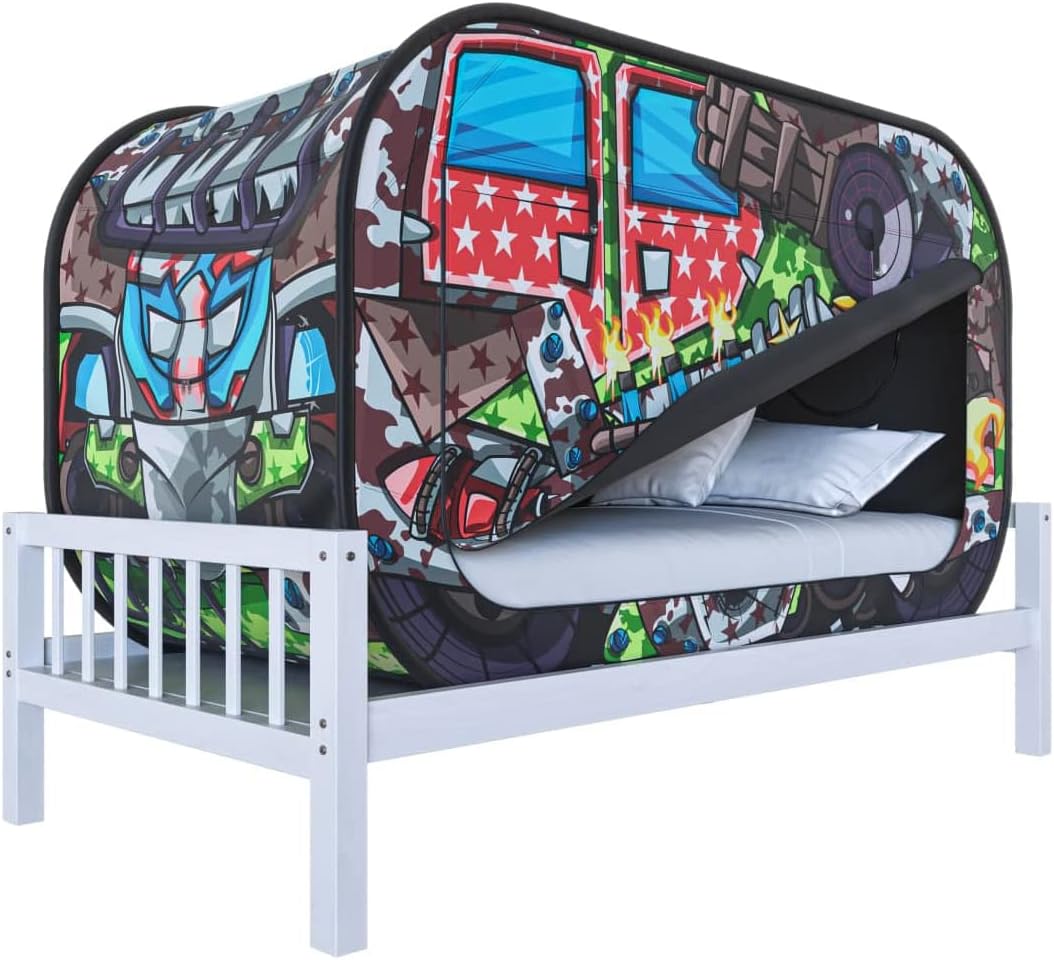 Twin Pop Up Breathable Light Reducing Pongee Bed Tent O272577