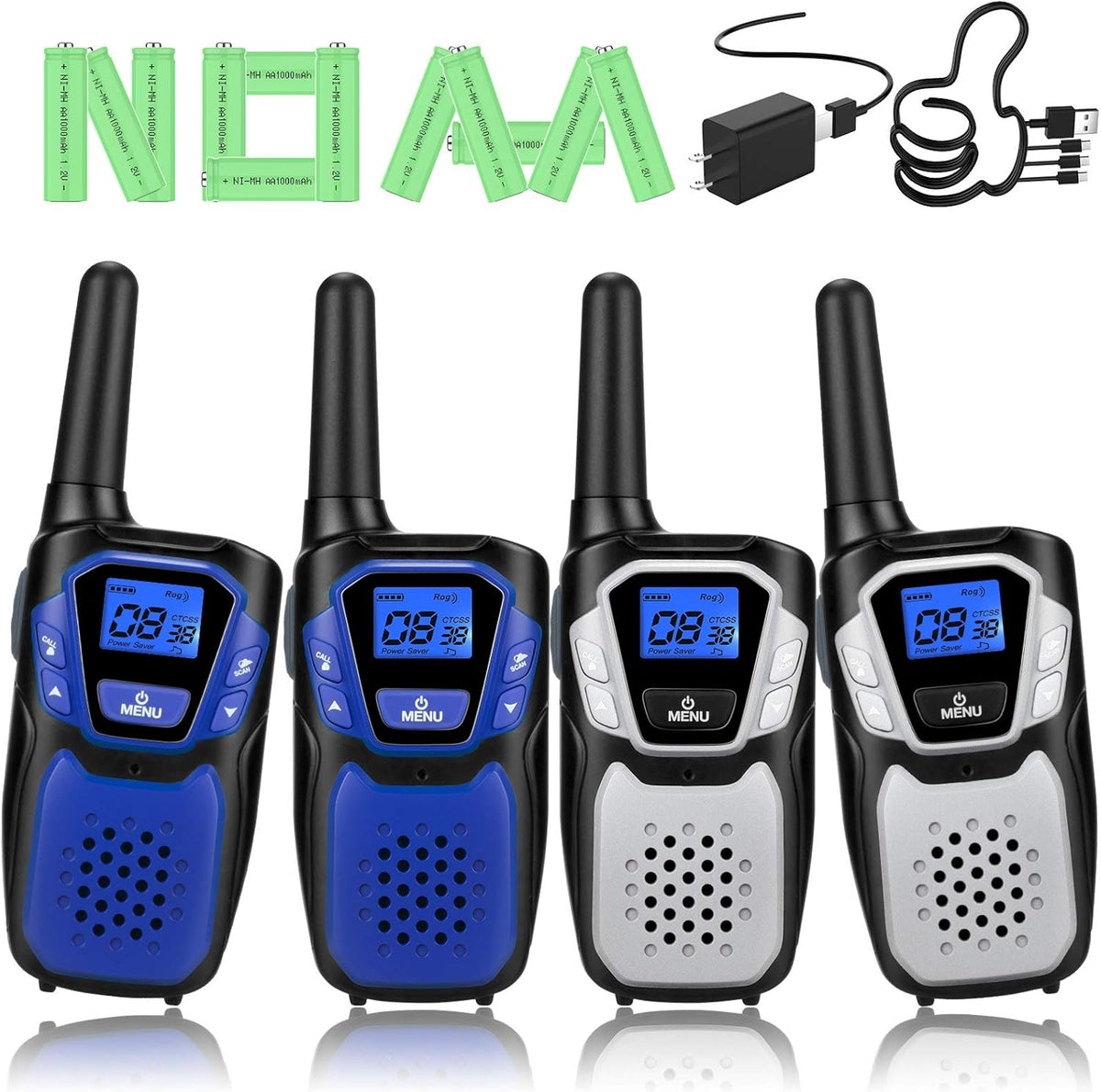 Rechargeable Long Range 2 Way Radio 3 Pack X8602