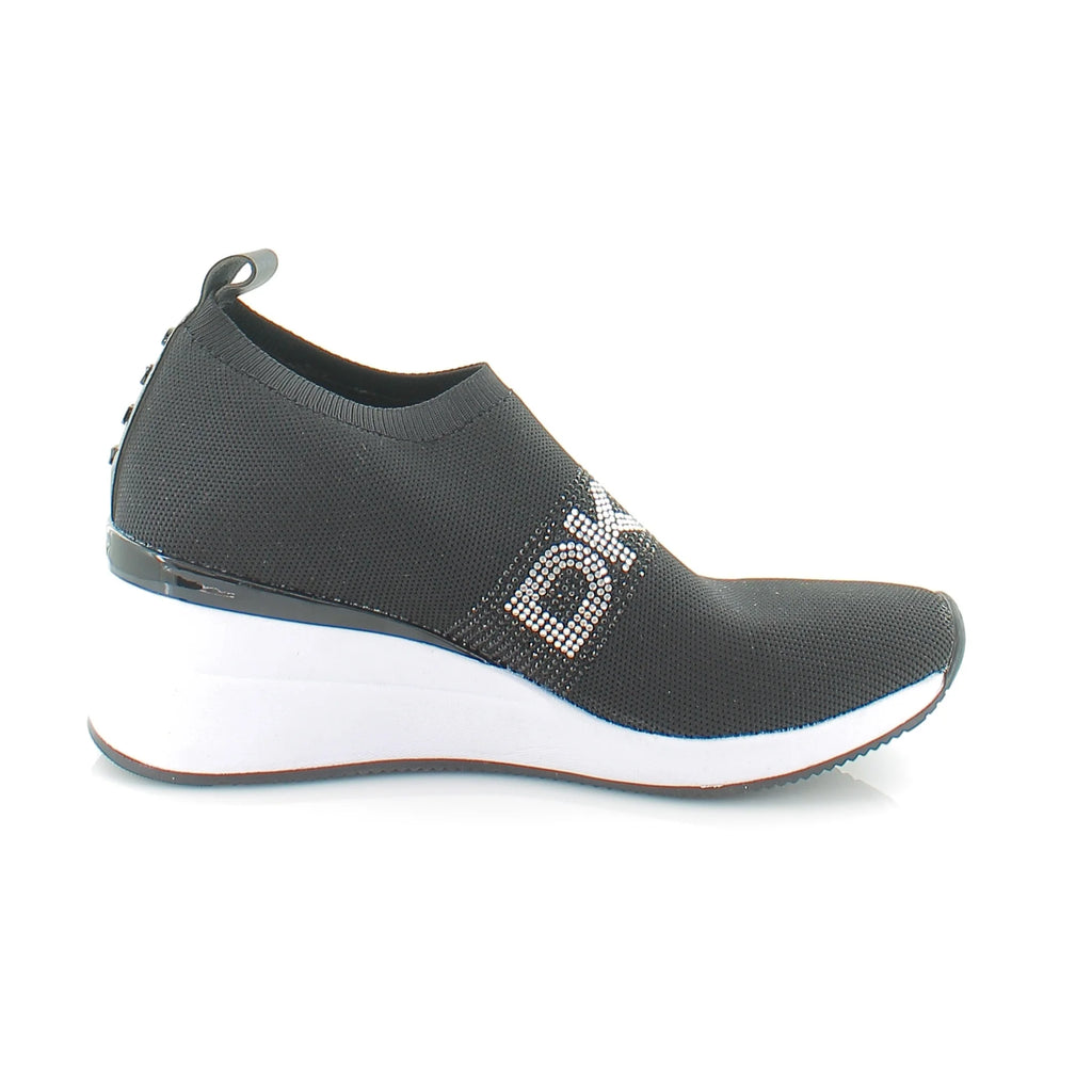 Black Slip On Wedge N5607