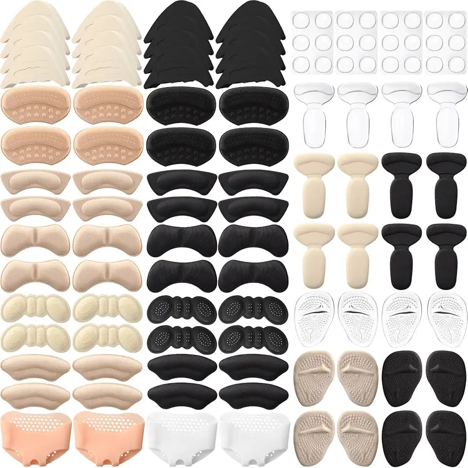 54 Pairs Shoe Filler Heel Grips Liner Cushions Inserts Q56438