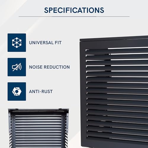 Aluminum Mini Split AC Cover for Outside Units K79444