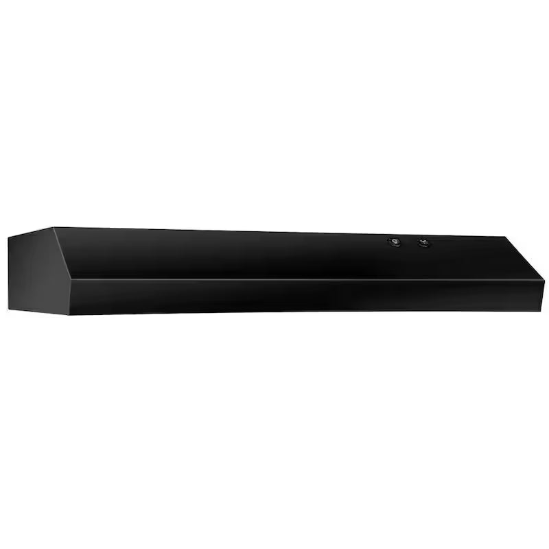 Black Under Cabinet Range Hood D7500