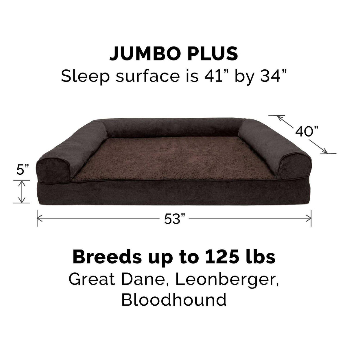 Faux Fleece Chenille Sofa Pet Bed T682