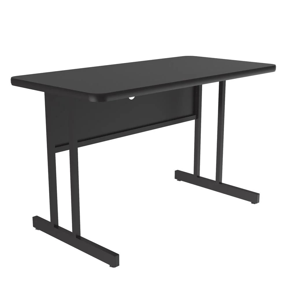 24 x 48 in. Black Granite Computer & Training Tables B89667