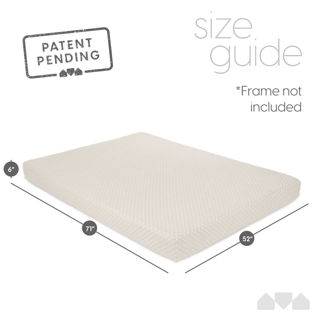 Memory Foam Futon Mattress Full Size Black G456