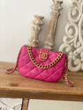 Small Hobo Bag Gold Hardware Pink O222244