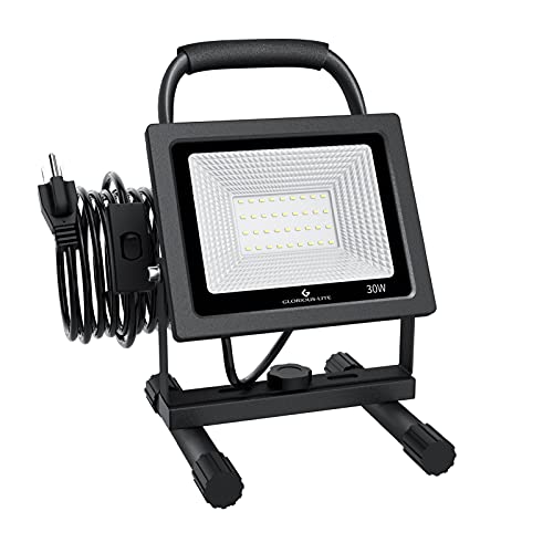 50W LED Work Light, 5000LM, IP66 Waterproof, 16ft Cord with Plug V755201