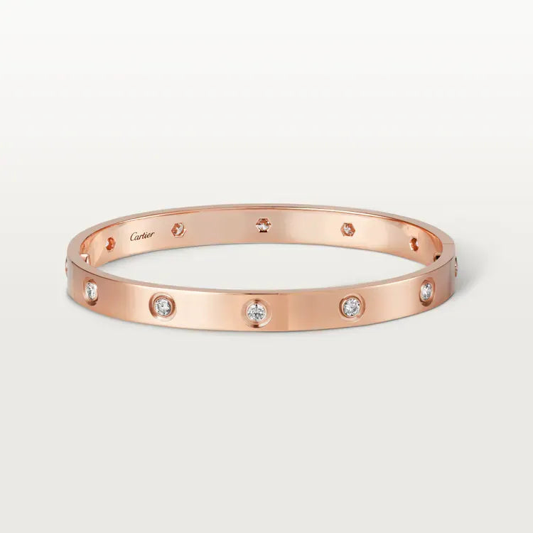 Bracelet with 10 Diamonds T998